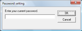 Entering a Password