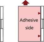 Place the Cleaning Sheet on the right-hand side between the Side Guides