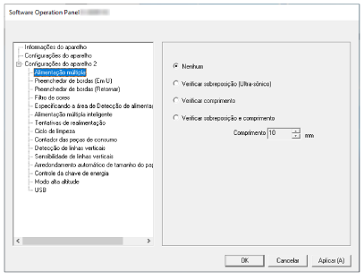 Janela [Software Operation Panel]