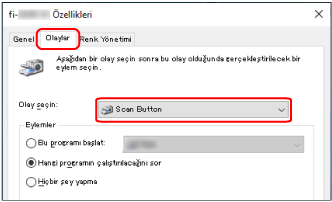 Düğme Seçimi