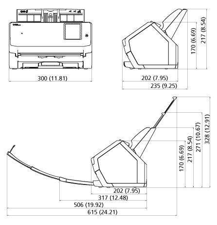 Dimensiones externas