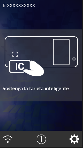 Pantalla de inicio de sesión