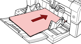تحميل المستندات على مخزن الورق