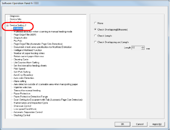 Specifying a Multifeed Detection Method