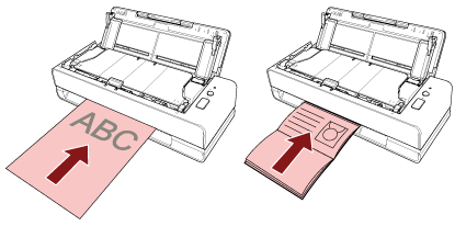 Insertar un documento (ranura de entrada para digitalización)