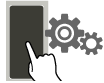 Impostazioni DirectScan (impostazioni destinazione/lavoro/scansione) (Schermo tattile)