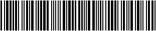 Eindimensionaler Barcode