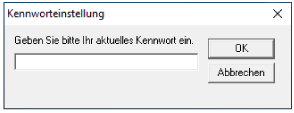 Eingeben eines Kennworts