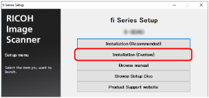 Setup Window