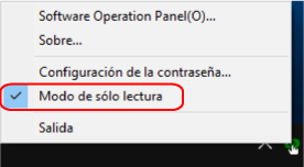 Modo de solo lectura