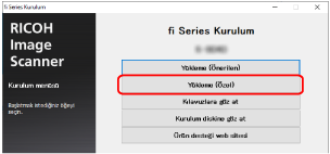 Kurulum Penceresi