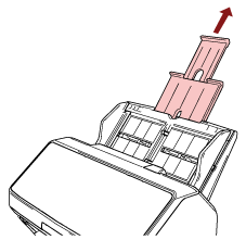 Estrazione dell'estensione dello scivolo 1 e dell'estensione dello scivolo 2