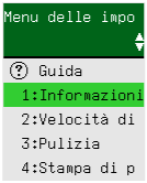 Menu Utente