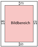 Filterbereich des Seitenrandes