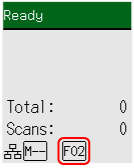 "F02" Is Displayed in the Indicator