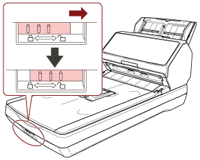 Unlocking the Transport Lock Switch