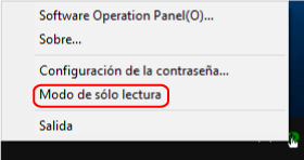 Modo de solo lectura