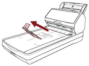 移动叠纸器延伸板