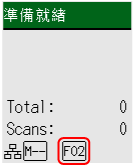 指示器中顯示 [[SDLENTITYREF[quot]]]F02[[SDLENTITYREF[quot]]]