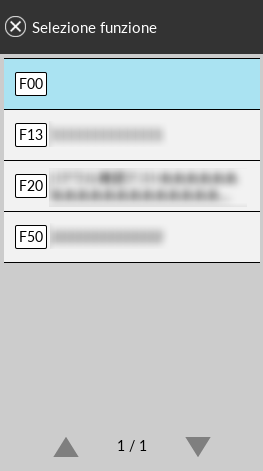 Selezione di un'applicazione