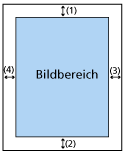 Filterbereich des Seitenrandes