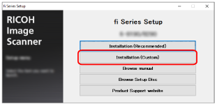 Setup Window