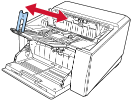 调整叠纸器止动器（大）