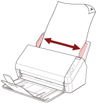 Regolazione delle guide laterali