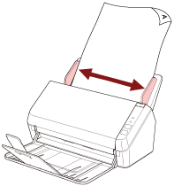 Anpassen der Papierführungen