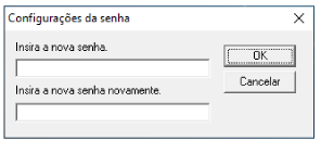 Digitando uma senha